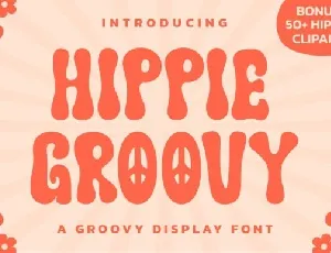 Hippie Groovy font