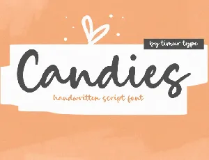 Candies font