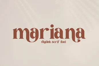 Mariana Serif font