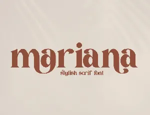 Mariana Serif font