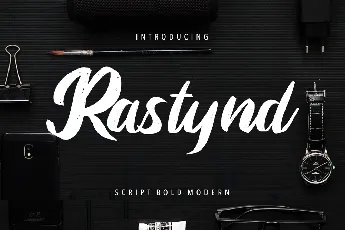 Rastynd font