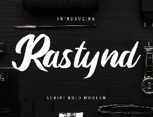 Rastynd font