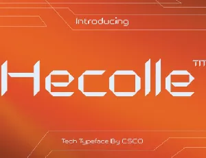 Hecolle font