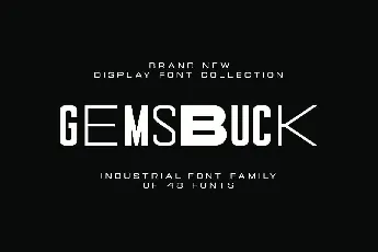 Gemsbuck font