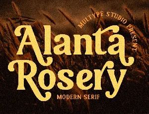 Alanta Rosery font