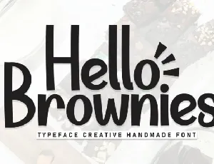 Hello Brownies Display font