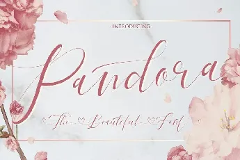 Pandora Calligraphy font