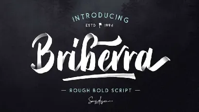 Briberra Script font