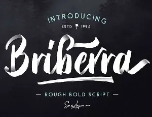 Briberra Script font