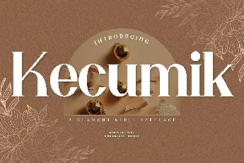 Kecumik font