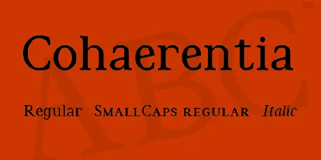 Cohaerentia font