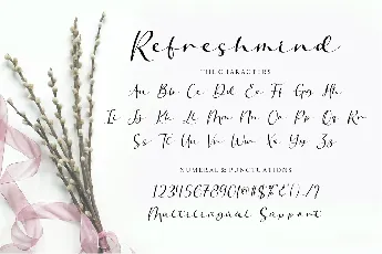 Refreshmind font