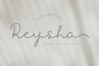 Reysha font