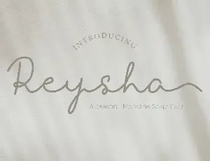 Reysha font