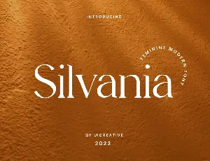 Silvania font