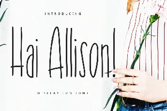 Hai Allison font