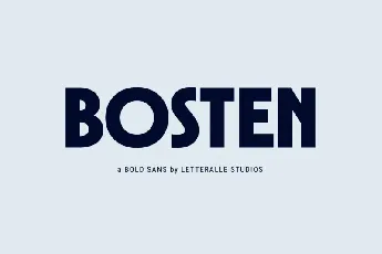 Bosten font