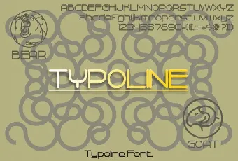 Typoline Sans Serif font