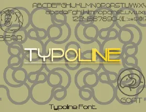 Typoline Sans Serif font