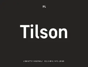 Tilson font