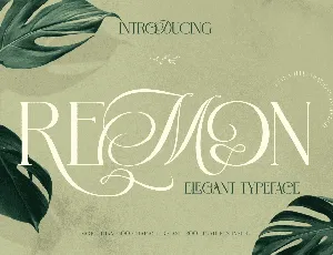 Remon Demon font