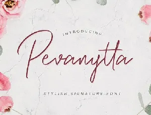 Pevanytta font