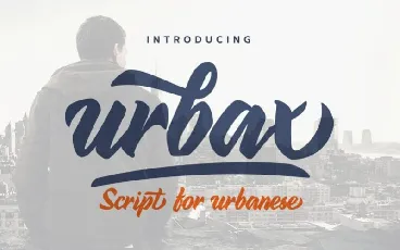 Urbax Script font