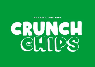 Crunch Chips font