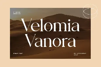 VelomiaVanora font