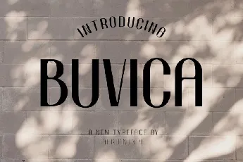 Buvica font