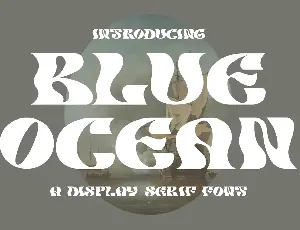 BLUE OCEAN Display font