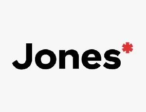 Jones Family font