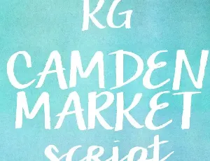 KG Camden Market Script font