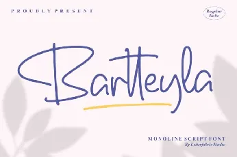 Bartteyla font