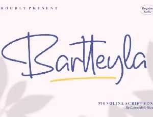 Bartteyla font