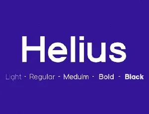 Helius font