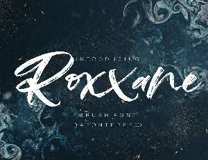 Roxxane font