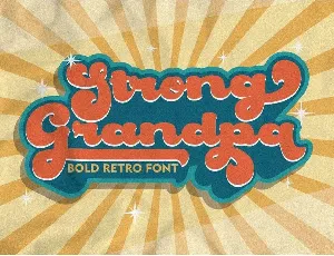 Strong Grandpa font