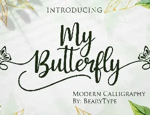 My Butterfly font