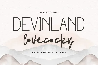 DEVINLAND lovecocky Free Trial font