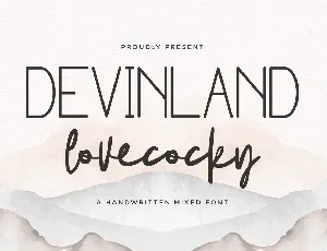 DEVINLAND lovecocky Free Trial font