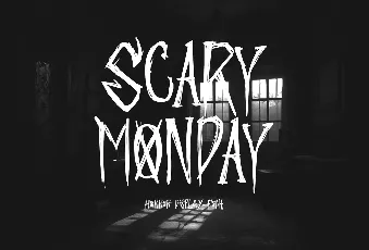 Scary Monday font