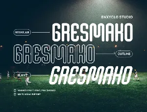 GRESMAKO font