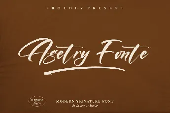 Asetrye font