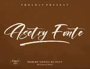 Asetrye font