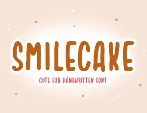 Smilecake font