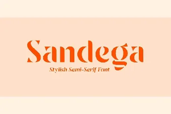 Sandega font