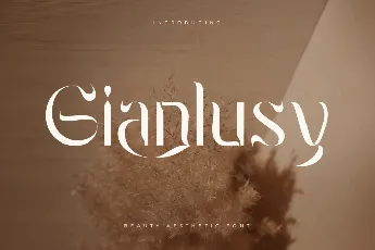 Gianlusy font