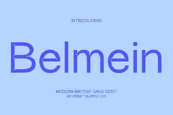 Belmein font