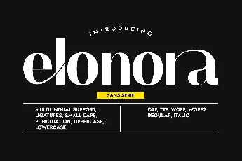 Elonora font